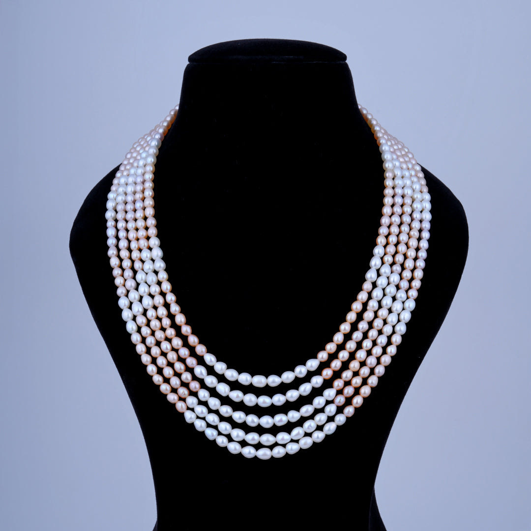 5 line Combination Pearl Mala