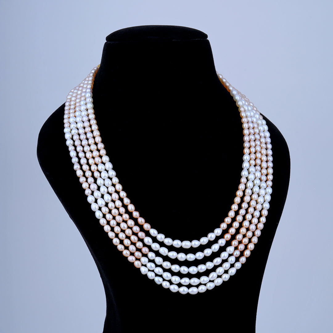 5 line Combination Pearl Mala