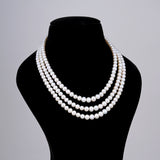 3 line- Pearl Round Gradation Mala