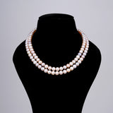 2 line Multicolour Round Pearl Mala