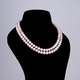 2 line Multicolour Round Pearl Mala