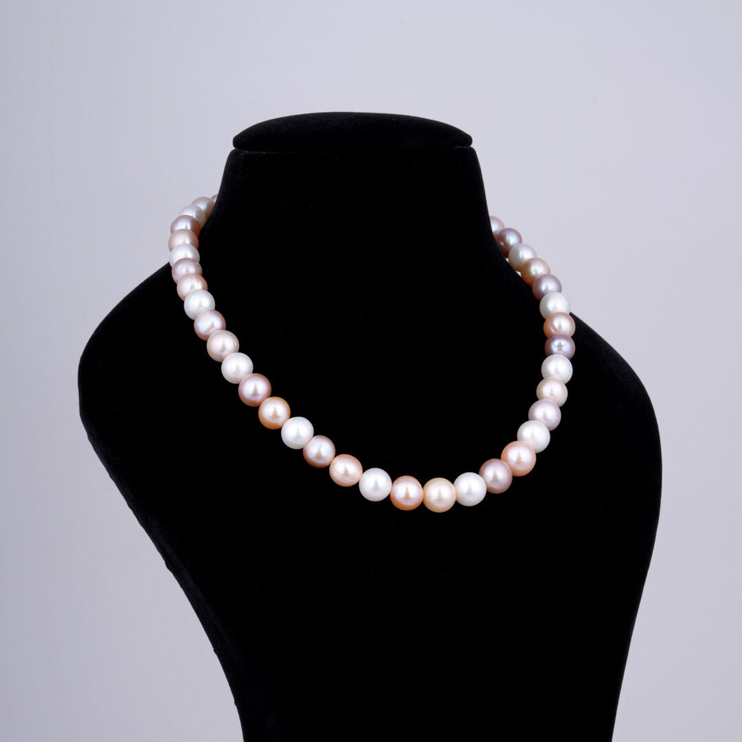 1 line Big Multicolour Round Pearl Mala