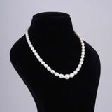 1 line Oval Gradation Pearl Mala