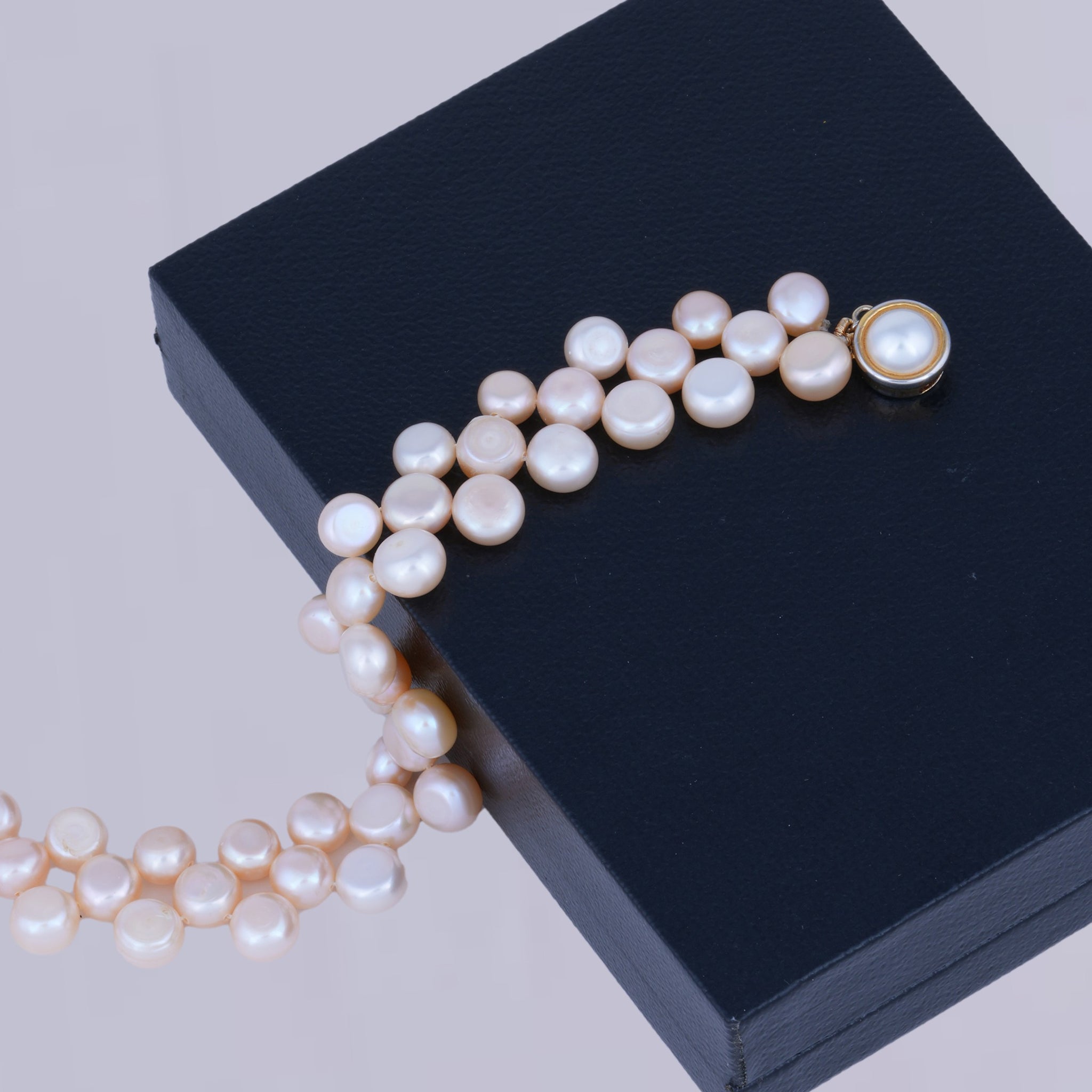 Rose Quartz Pearl Bracelet