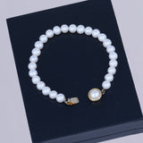 Classic White Pearl Bracelet