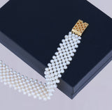 Jali White Pearl Bracelet