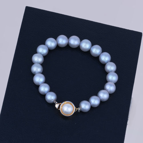 Classic Grey Pearl Bracelet