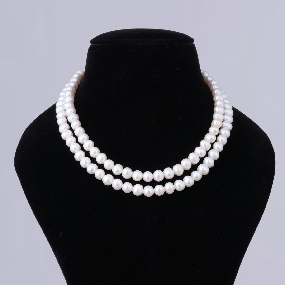 Alluring Dual Layer Pearl Necklace