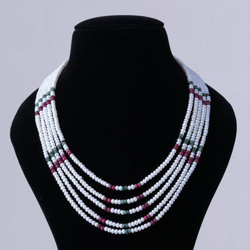 Kumudini Layered Pearl Necklace