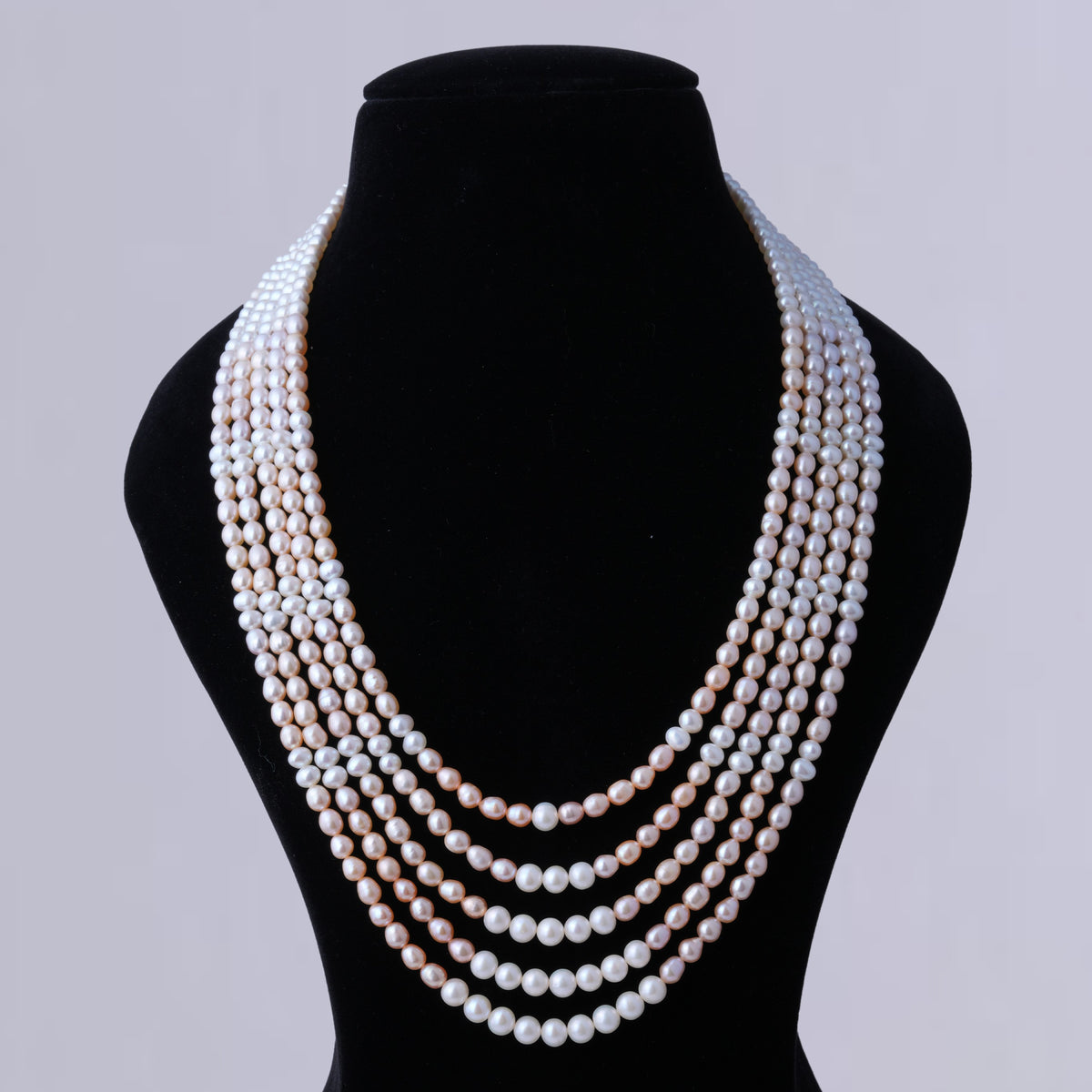 Designer 5-Layer Pearl Necklace