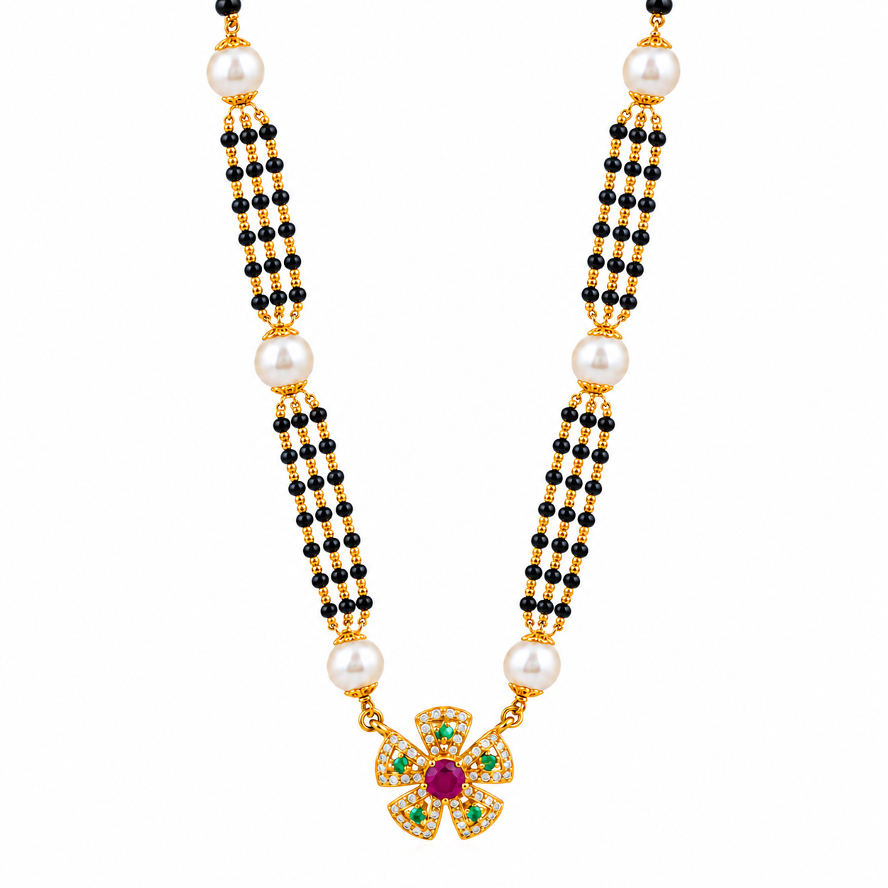 Parijat Glow 22KT Gold Mangalsutra