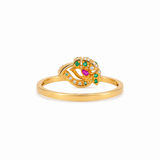 Petal Crest 22KT Gold Ring