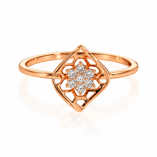 Petal Dawn 14KT Gold Lab Grown Diamond Ring