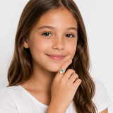 Petite Arctic 22KT Gold Ring