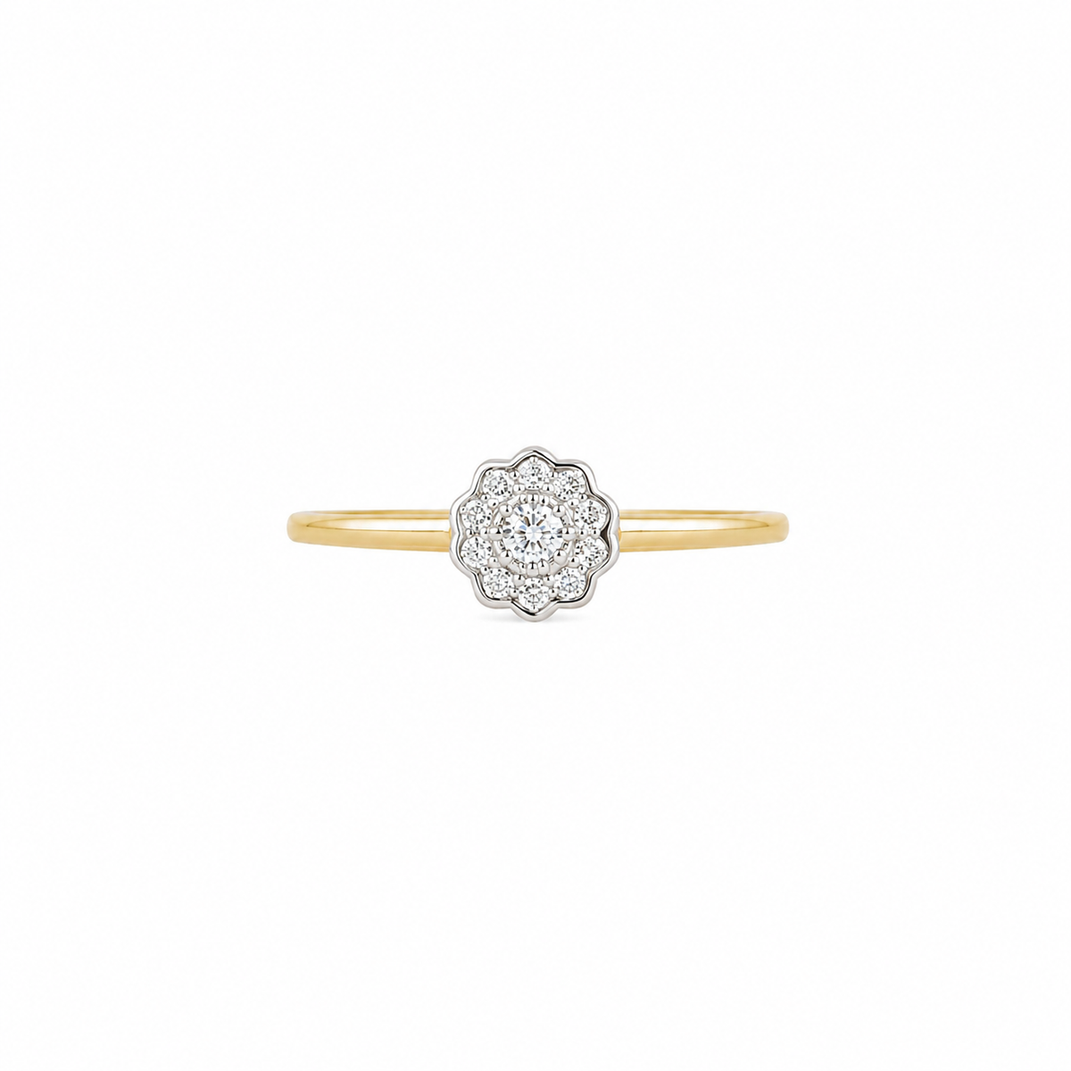 Posy 14KT Gold Lab Grown Diamond Ring