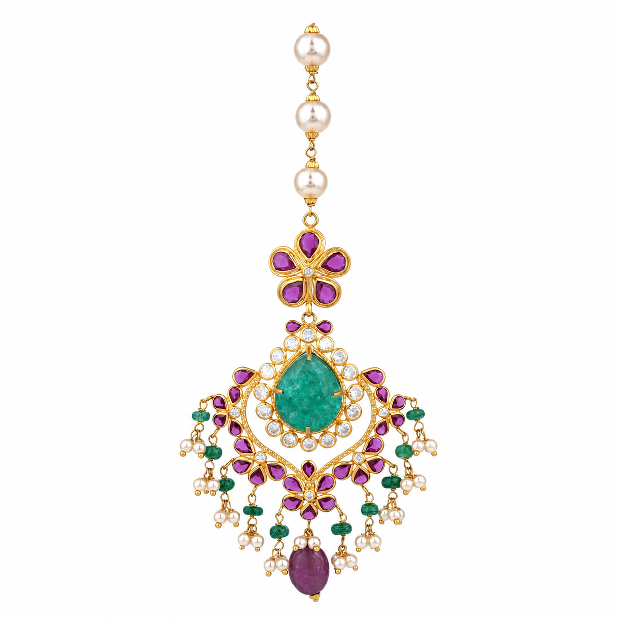 Ragini 22KT Gold Maang Tikka