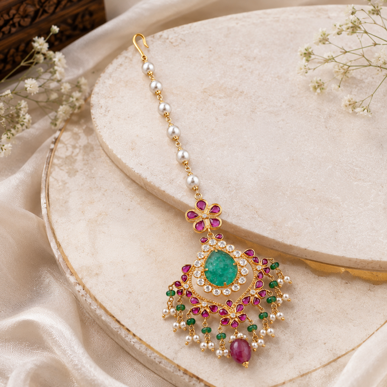Ragini 22KT Gold Maang Tikka