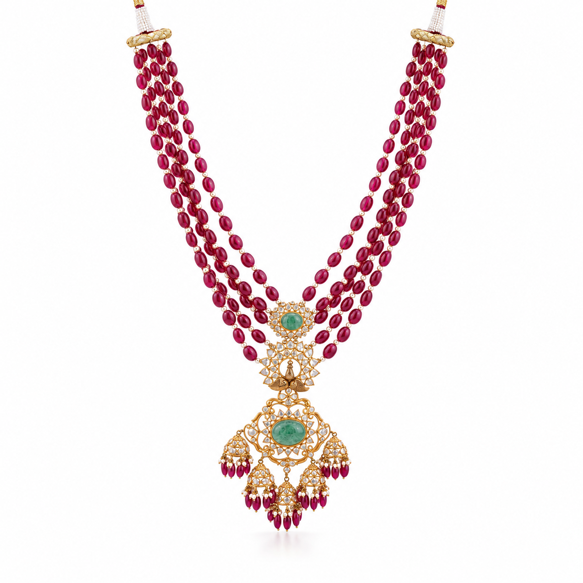 Ratna Kalika 22KT Gold Beaded Necklace