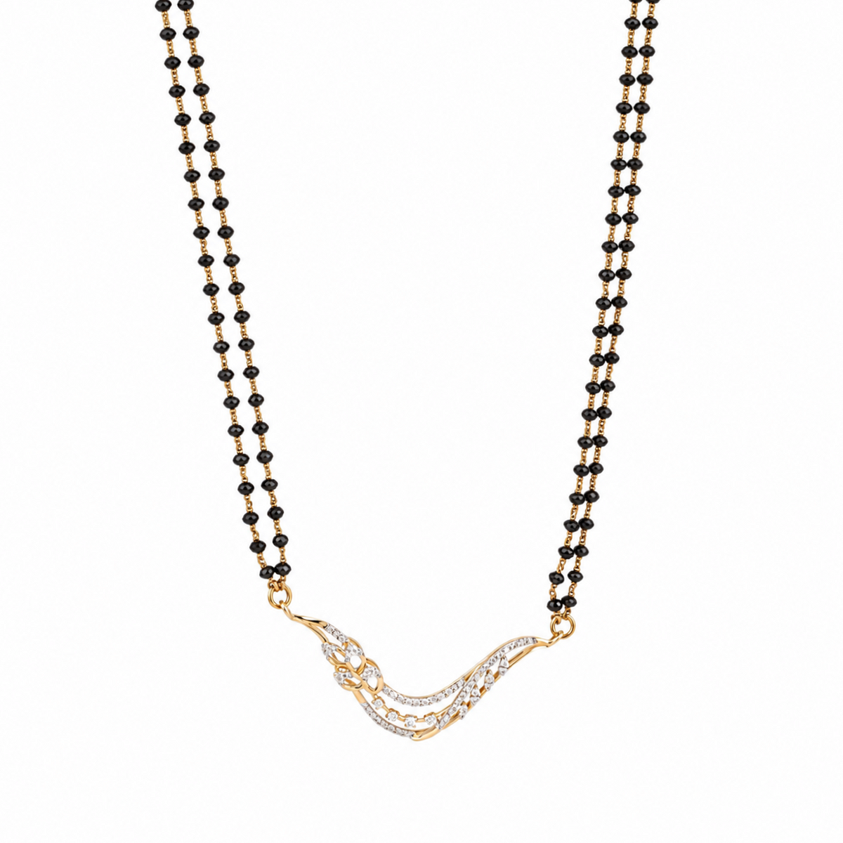Reva 14KT Lab Grown Diamond Mangalsutra