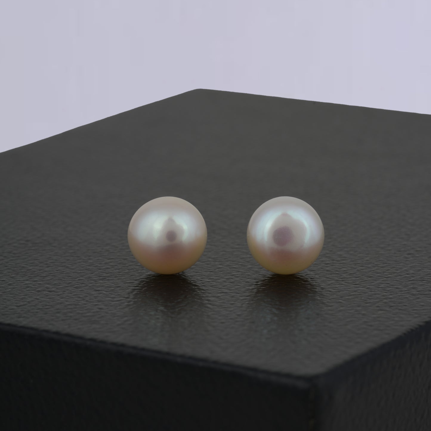 Rich Creamy Pearl Stud Earrings