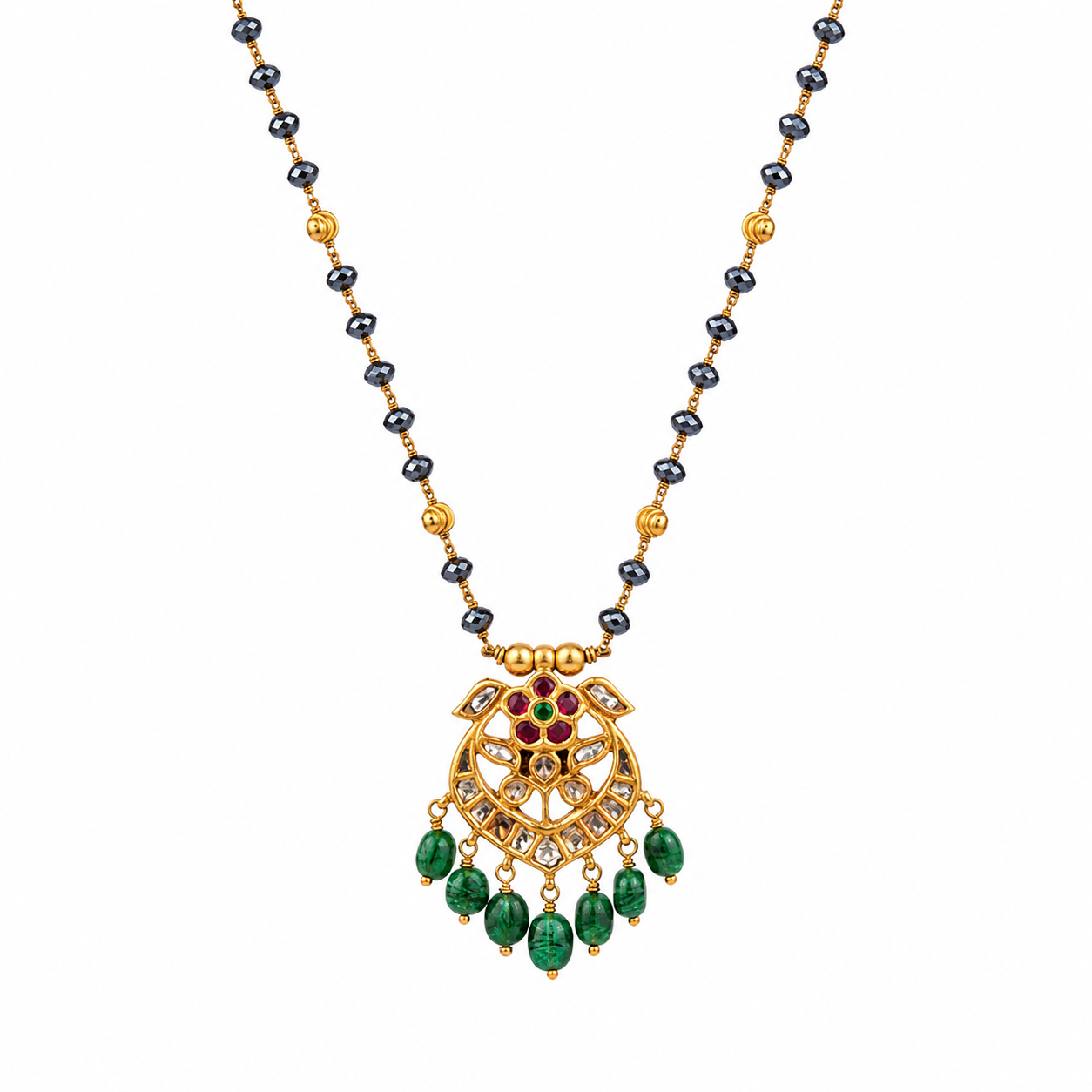 Rishta 22KT Gold Kundan Mangalsutra