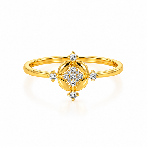 Rosalia 14KT Gold Lab Grown Diamond Ring