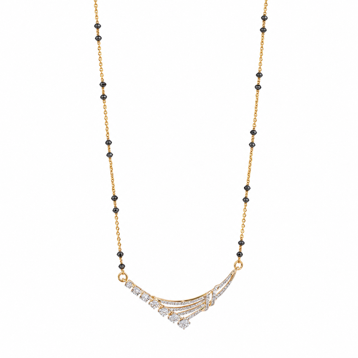 Ruhi 14KT Lab Grown Diamond Mangalsutra