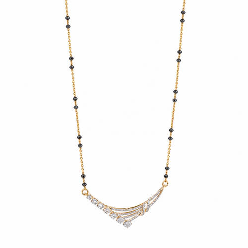 Ruhi 14KT Lab Grown Diamond Mangalsutra