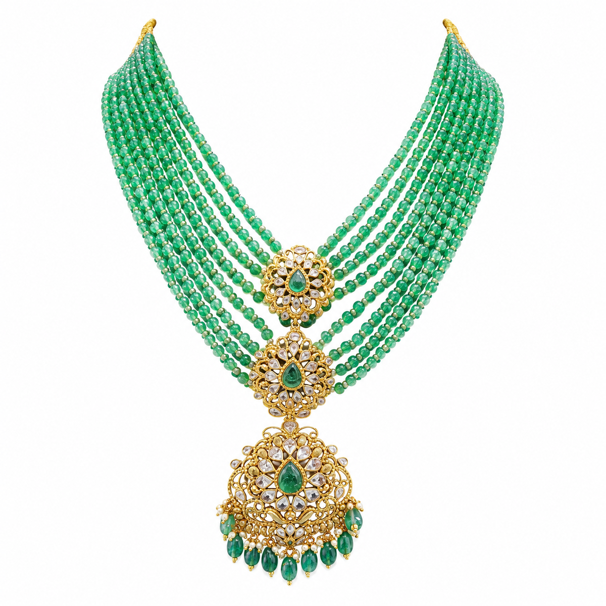 Semi Precious Beaded Necklace