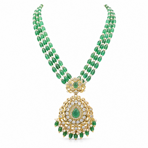 Semi Precious Beaded Necklace
