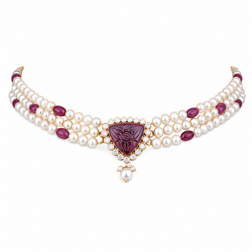 Lalitha 22KT Gold Choker