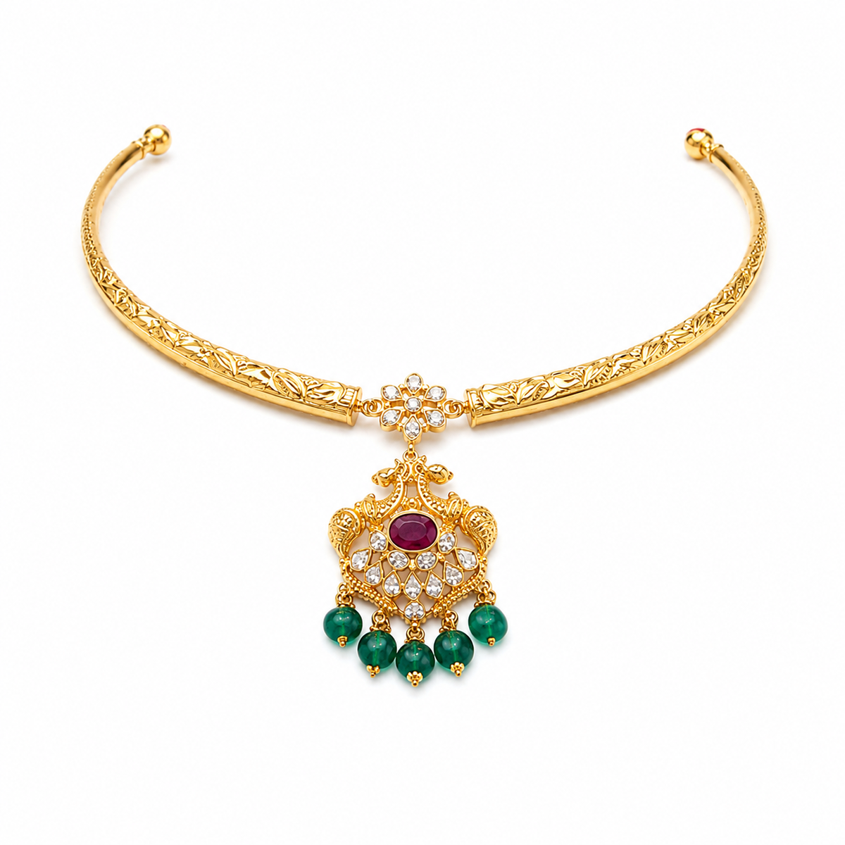Semi Precious Kanti Necklace