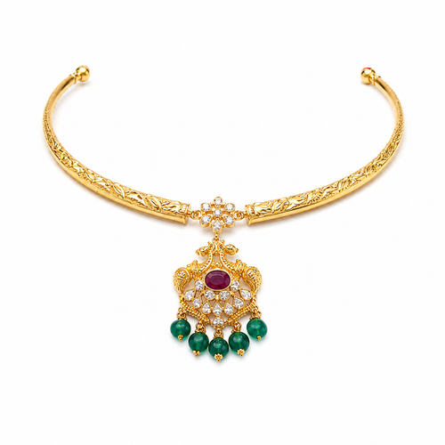 Semi Precious Kanti Necklace