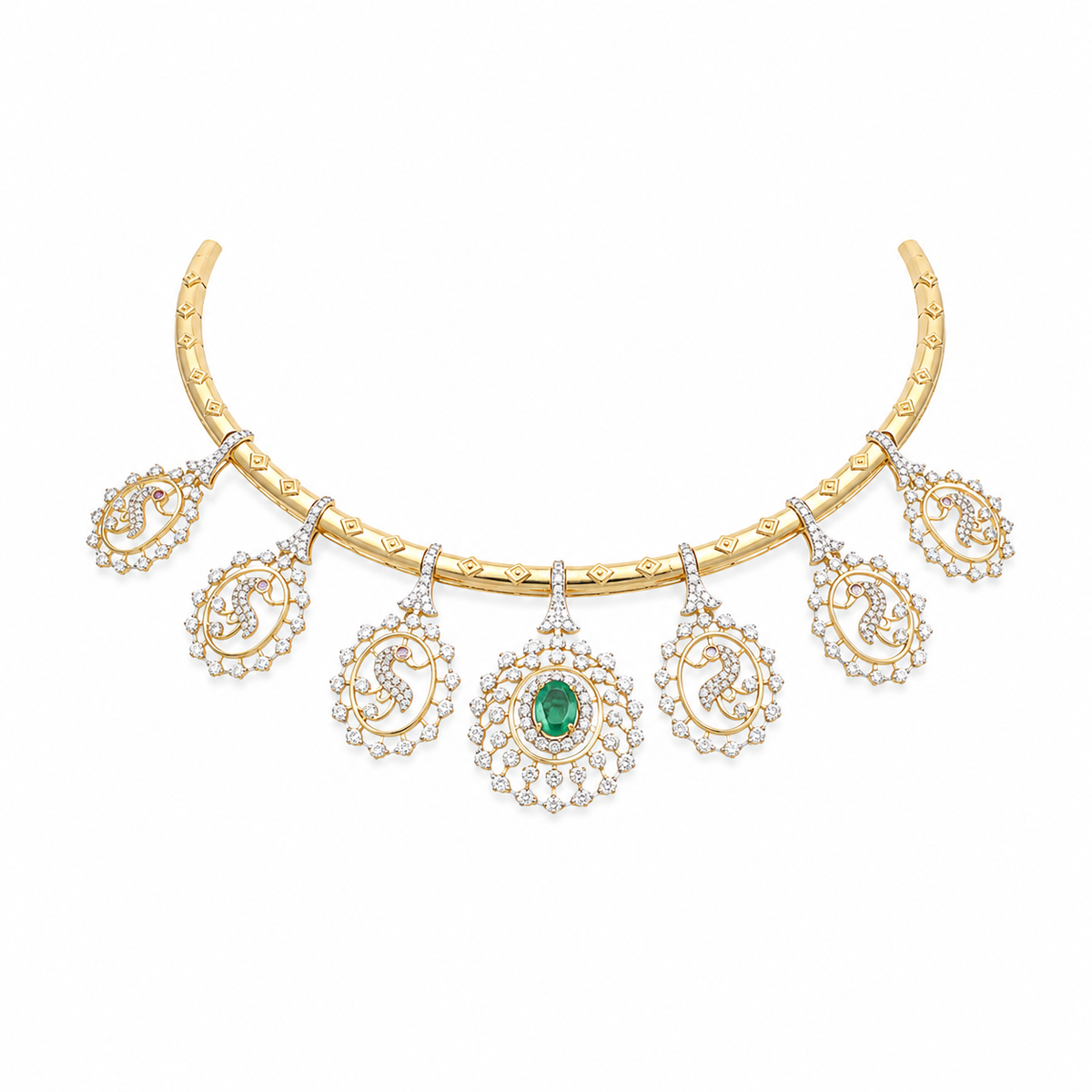 Semi Precious Kanti Necklace