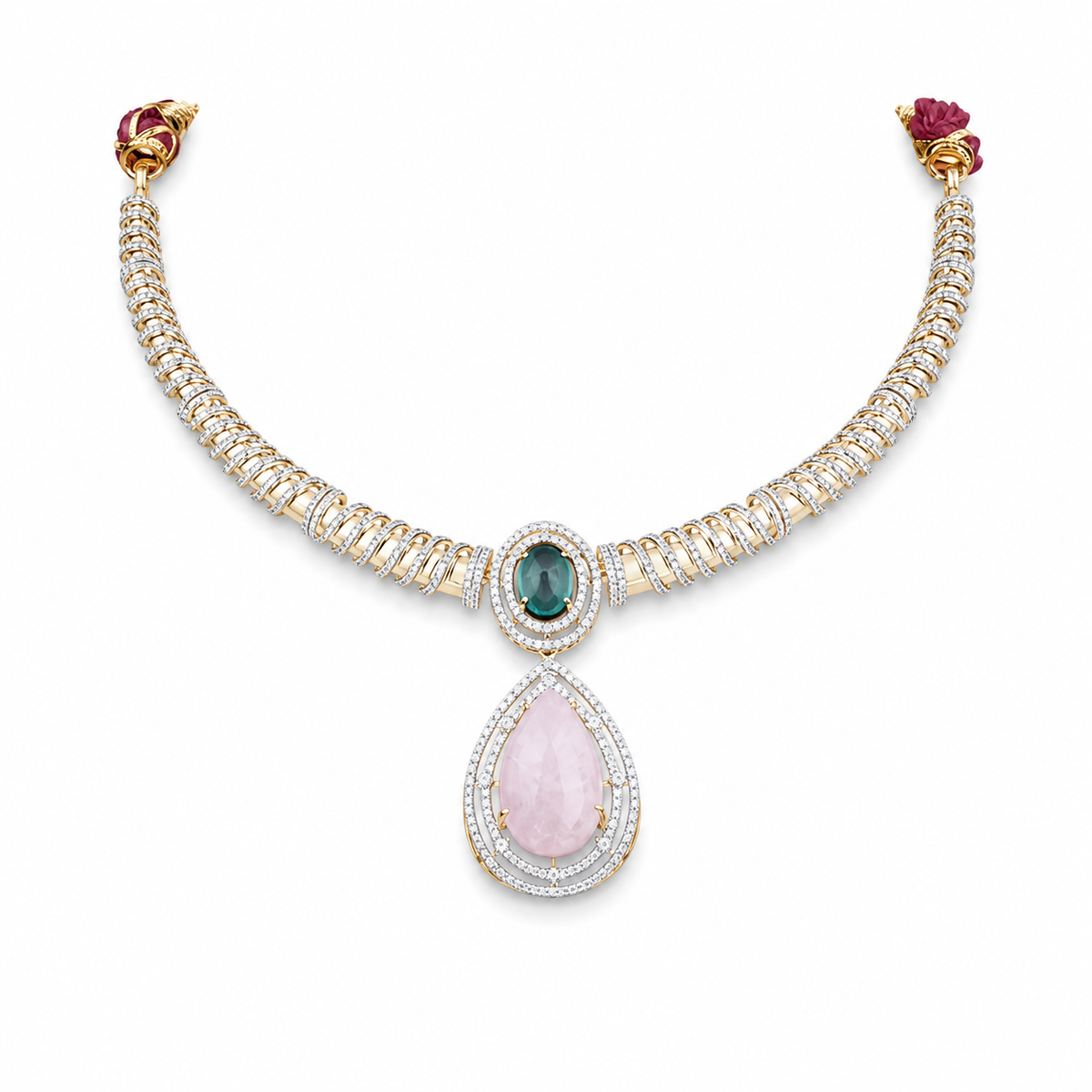 Semi Precious Kanti Necklace