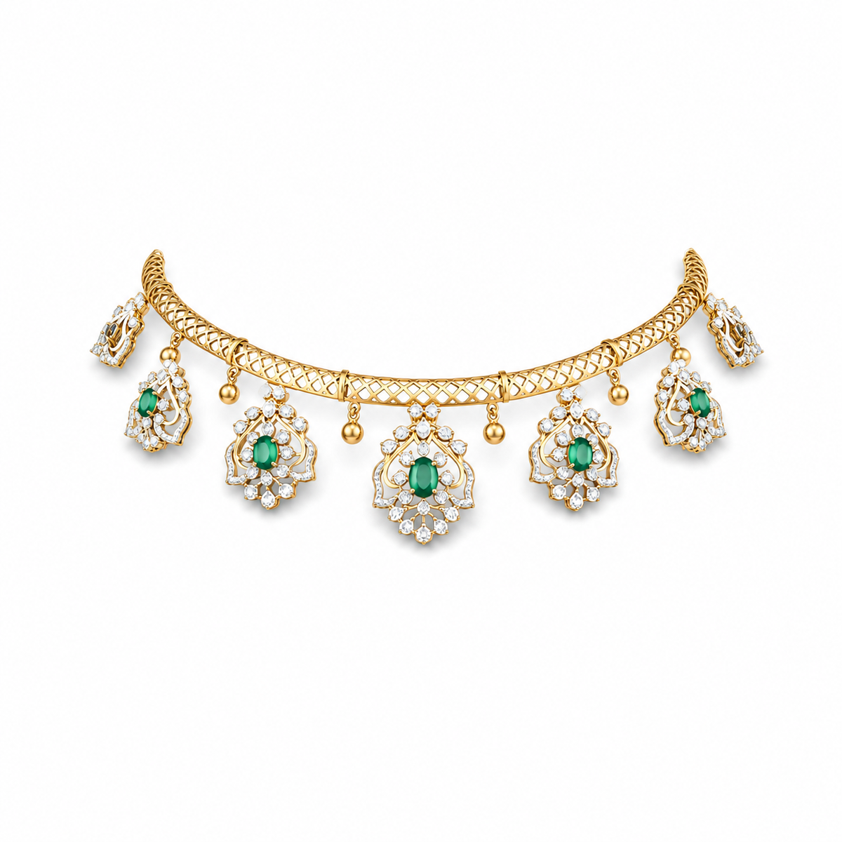Semi Precious Kanti Necklace