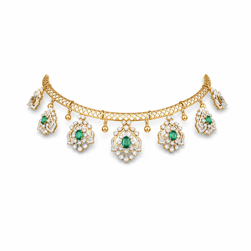Semi Precious Kanti Necklace