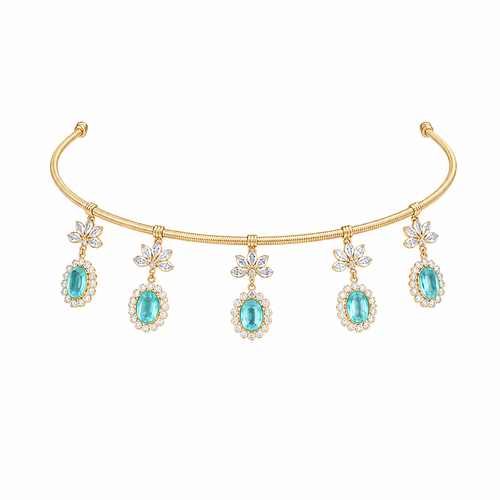Semi Precious Kanti Necklace