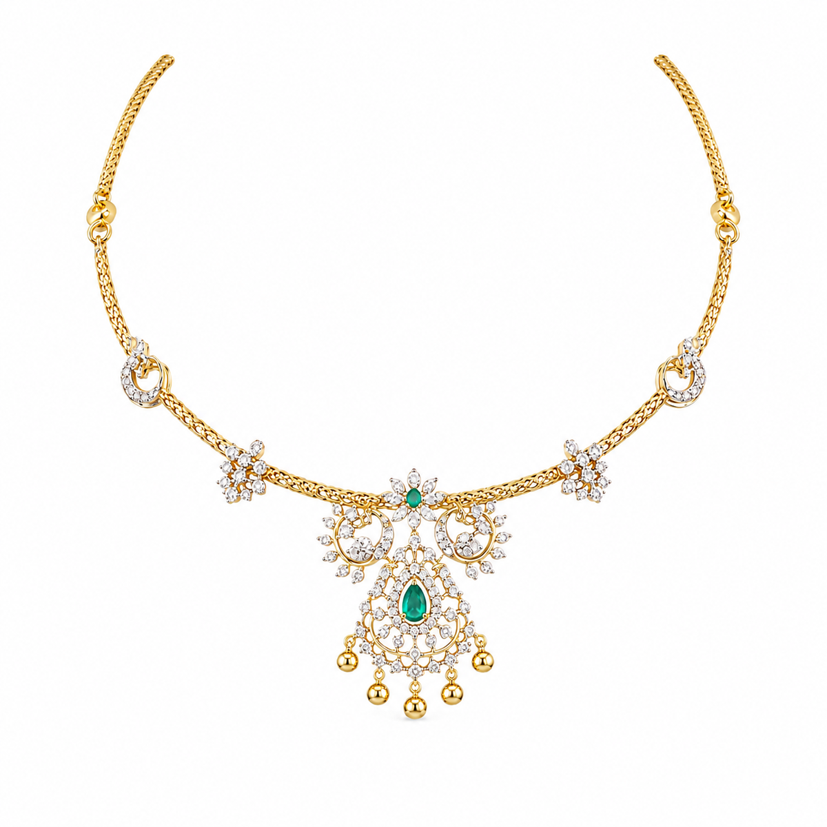 Semi Precious Kanti Necklace