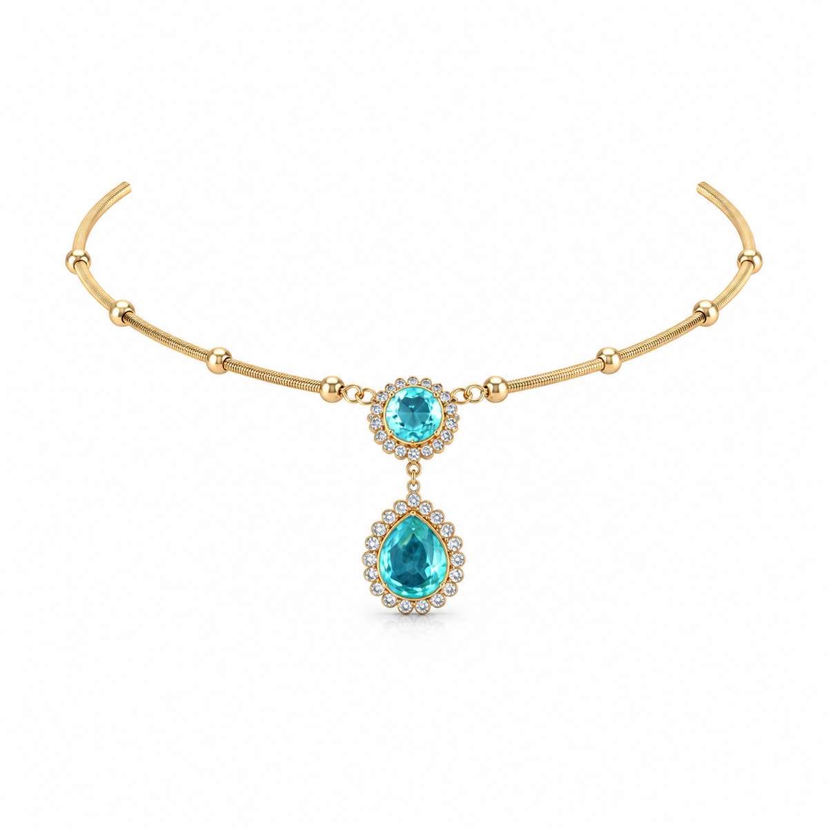 Semi Precious Kanti Necklace