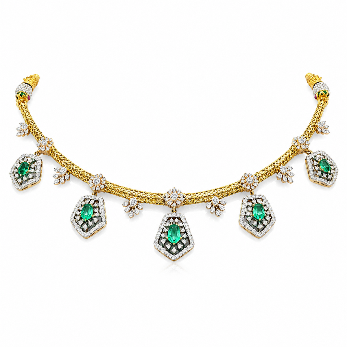 Semi Precious Kanti Necklace