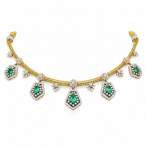Semi Precious Kanti Necklace