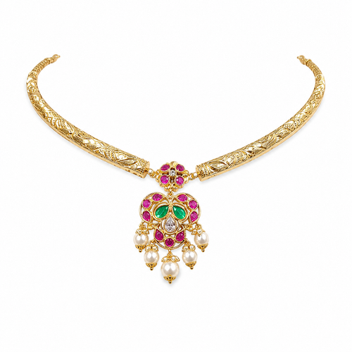 Semi Precious Kanti Necklace