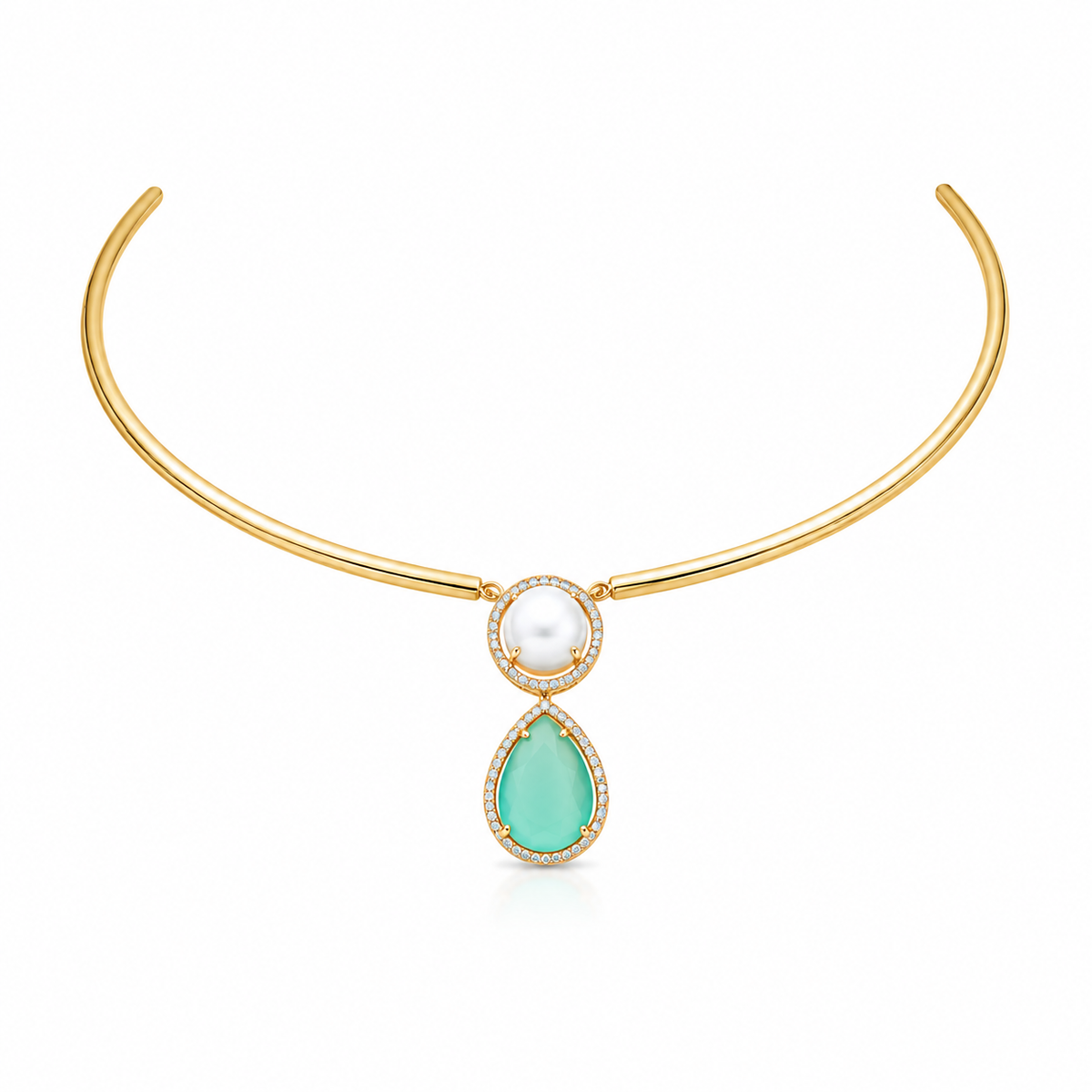 Semi Precious Kanti Necklace