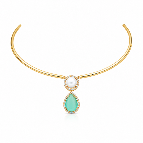 Semi Precious Kanti Necklace