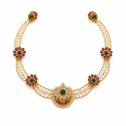 Semi Precious Kanti Necklace
