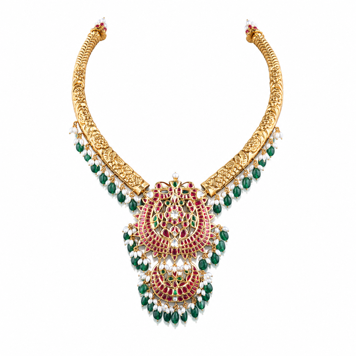 Semi Precious Kanti Necklace