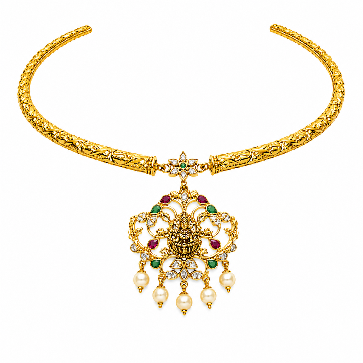 Semi Precious Kanti Necklace