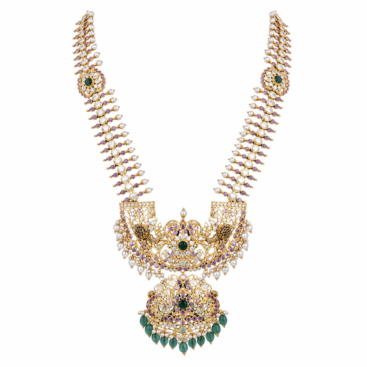 Semi Precious Long Necklace