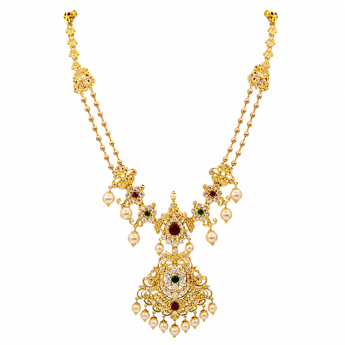 Semi Precious Long Necklace